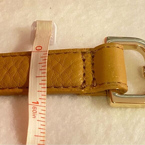 CALVIN KLEIN Nude CROSSBODY LEATHER HANDBAG STRAP - Picture 5 of 6